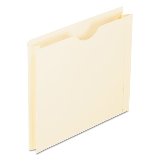 Pendaflex Manila Reinforced File Jackets, 2-Ply Straight Tab, Letter Size, Manila, 50/Box (22200)