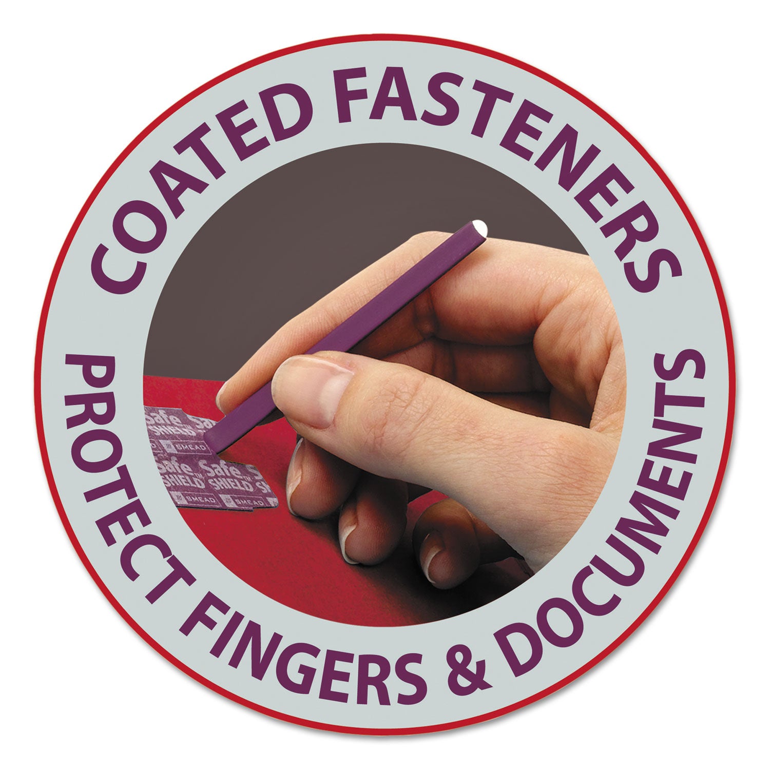 Smead 6-Section Pressboard Top Tab Pocket Classification Folders, 6 SafeSHIELD Fasteners, 2 Dividers, Letter Size, Bright Red,10/BX (14082)