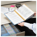 Smead Six-Section Pressboard Top Tab Classification Folders, Six SafeSHIELD Fasteners, 2 Dividers, Legal Size, Blue, 10/Box (19030)