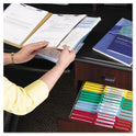 Smead 6-Section Pressboard Top Tab Pocket Classification Folders, 6 SafeSHIELD Fasteners, 2 Dividers, Letter Size, Green, 10/Box (14083)
