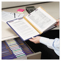 Smead Eight-Section Pressboard Top Tab Classification Folders, 8 SafeSHIELD Fasteners, 3 Dividers, Letter Size, Dark Blue, 10/Box (14096)