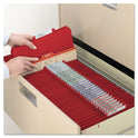 Smead Six-Section Pressboard Top Tab Classification Folders, Six SafeSHIELD Fasteners, 2 Dividers, Legal Size, Bright Red, 10/Box (19031)