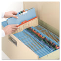Smead Pressboard Top Tab Classification Folders, Eight SafeSHIELD Fasteners, 3" Expansion, 3 Dividers, Letter Size, Blue, 10/Box (14094)