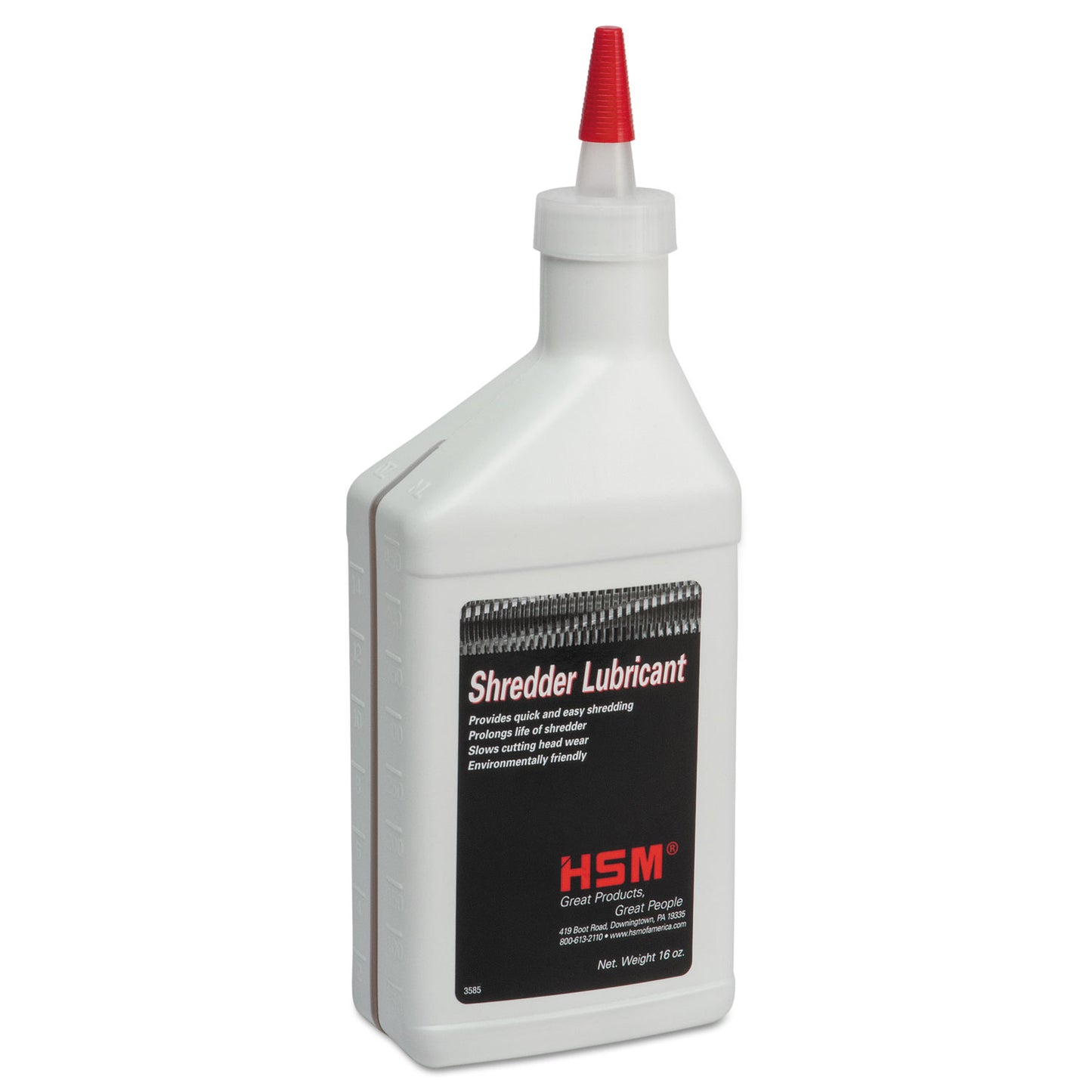 HSM Shredder Oil, 16 oz Bottle (314)