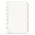 Avery Preprinted Tab Dividers, 12-Tab, Jan. to Dec., 8.5 x 5.5, White, 1 Set (11315)