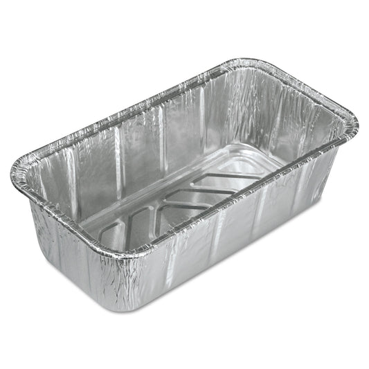 HFA Aluminum Baking Pan, #2 Loaf, 2 lb Capacity, 8 x 3.88 x 2.59, 200/Carton (31630)