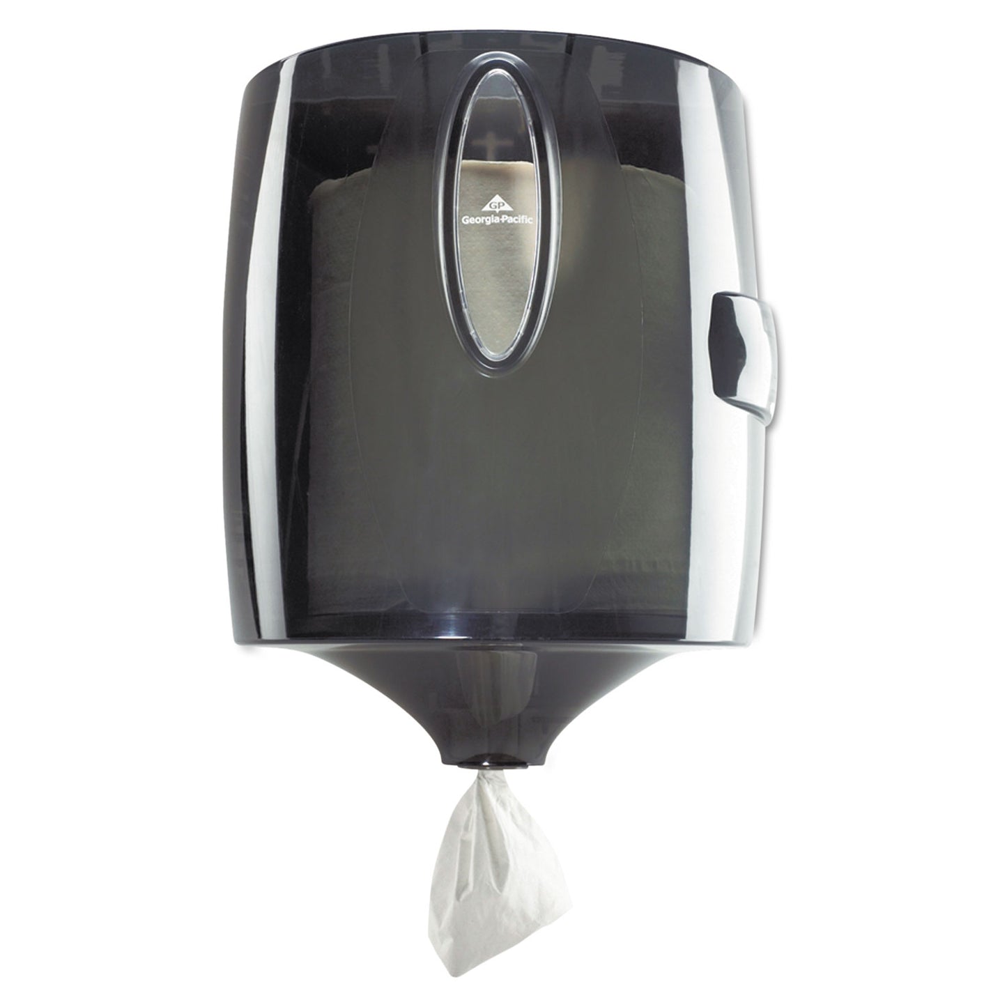 Center-pull Paper Towel Dispenser, 9.9 X 10 X 10.5, Translucent Smoke