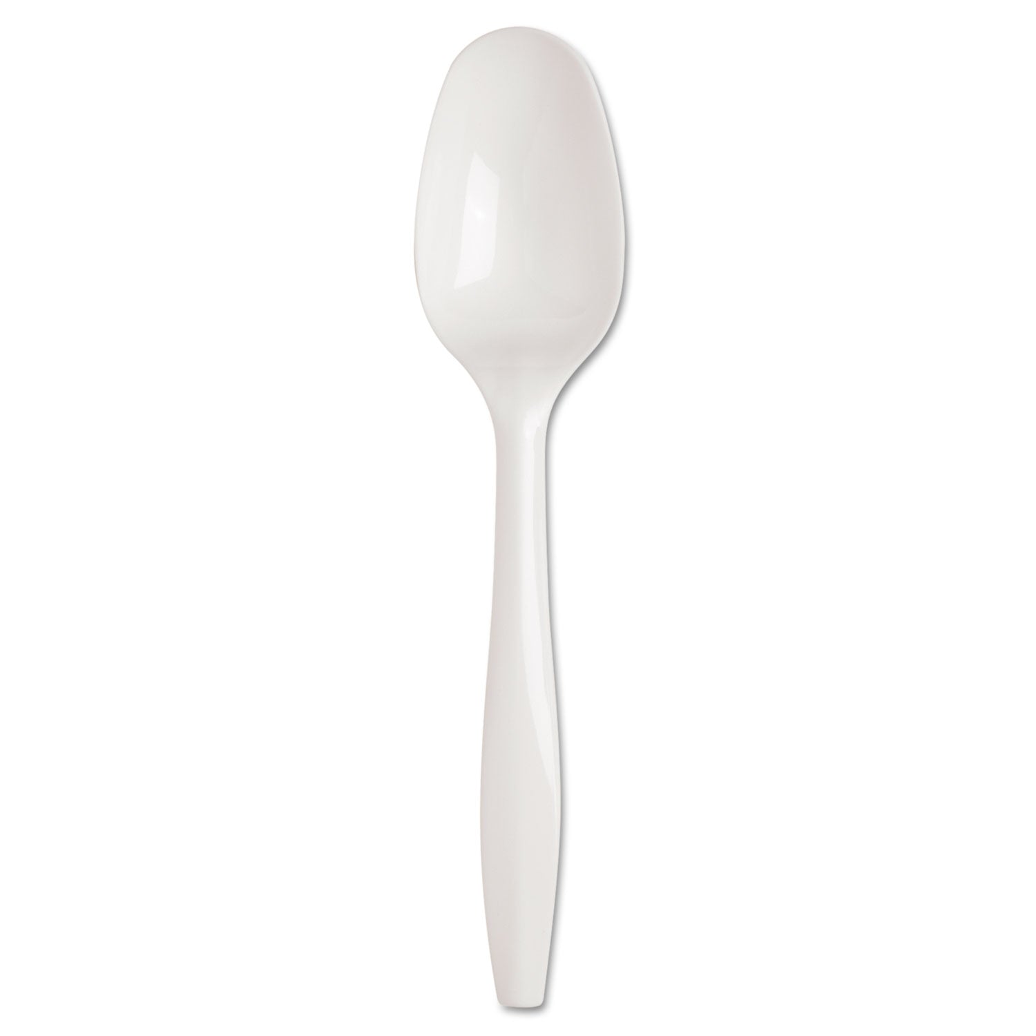 Dixie SmartStock Plastic Cutlery Refill, Teaspoon, 5.5", Series-B Mediumweight, White, 40/Pack, 24 Packs/Carton (SSS21P)