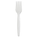 Dixie SmartStock Plastic Cutlery Refill, Fork, 5.8", Series-B Mediumweight, White, 40/Pack, 24 Packs/Carton (SSF21P)