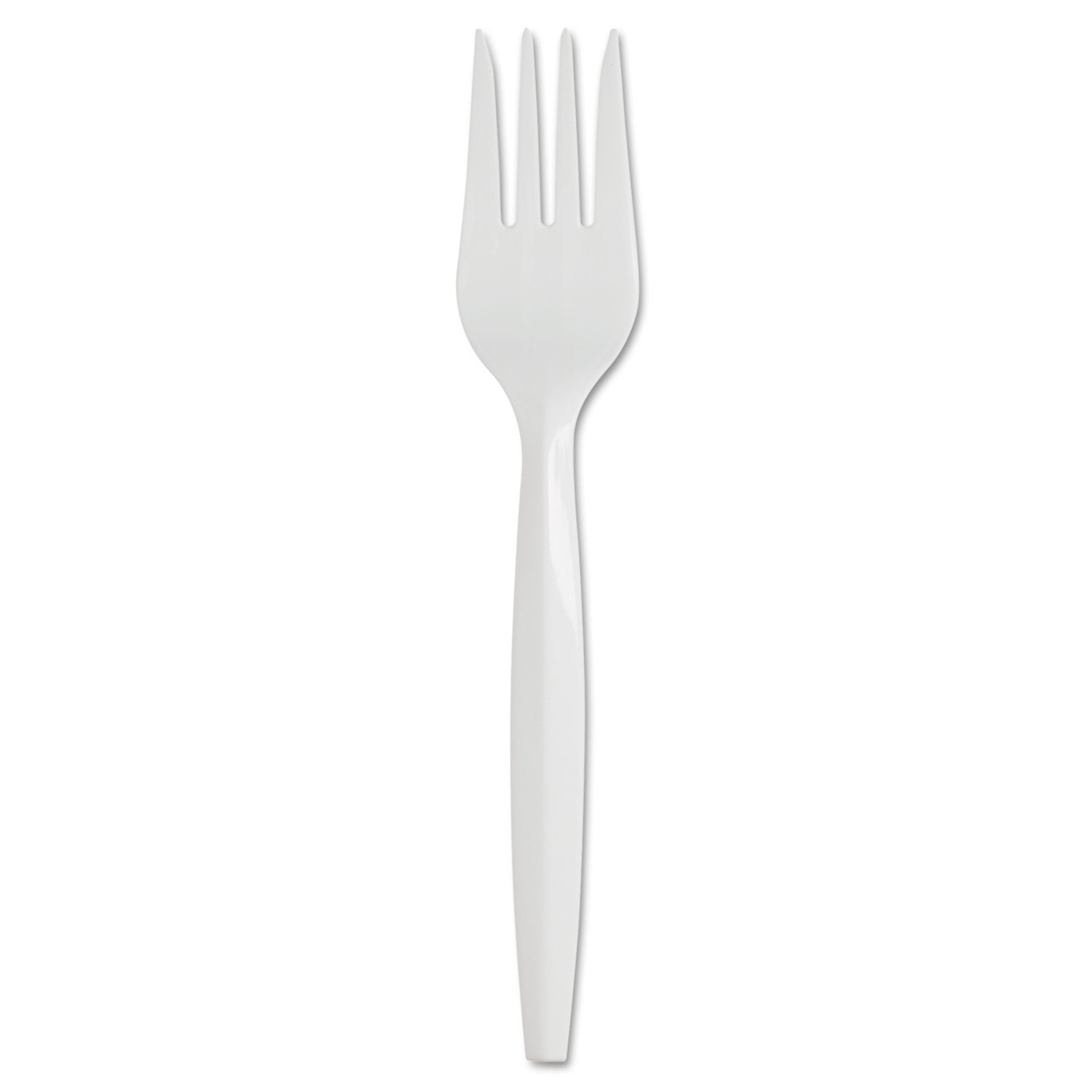 Dixie SmartStock Plastic Cutlery Refill, Fork, 5.8", Series-B Mediumweight, White, 40/Pack, 24 Packs/Carton (SSF21P)