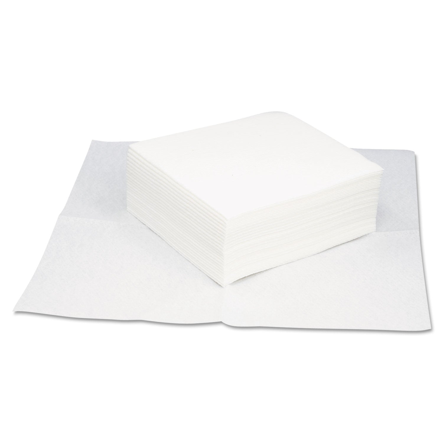 HOSPECO TASKBrand Grease and Oil Wipers, Quarterfold, 12 x 13.25, White, 50/Pack, 16 Packs/Carton (GOA5500)