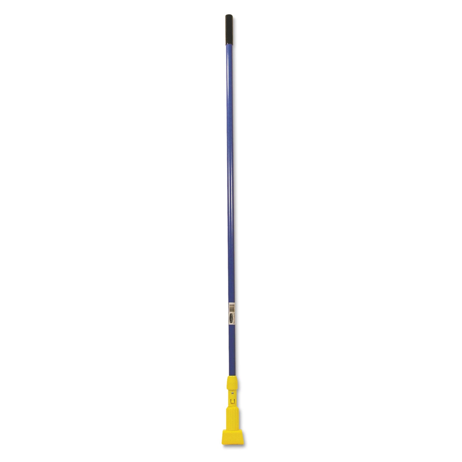 Rubbermaid Commercial Gripper Fiberglass Mop Handle, 1" dia x 60", Blue/Yellow (H246BLU)