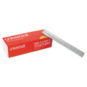 Universal Standard Chisel Point Staples, 0.25" Leg, 0.5" Crown, Steel, 5,000/Box (79000)