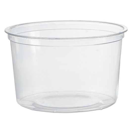 WNA Deli Containers, 16 oz, Clear, Plastic, 50/Pack, 10 Packs/Carton (APCTR16)