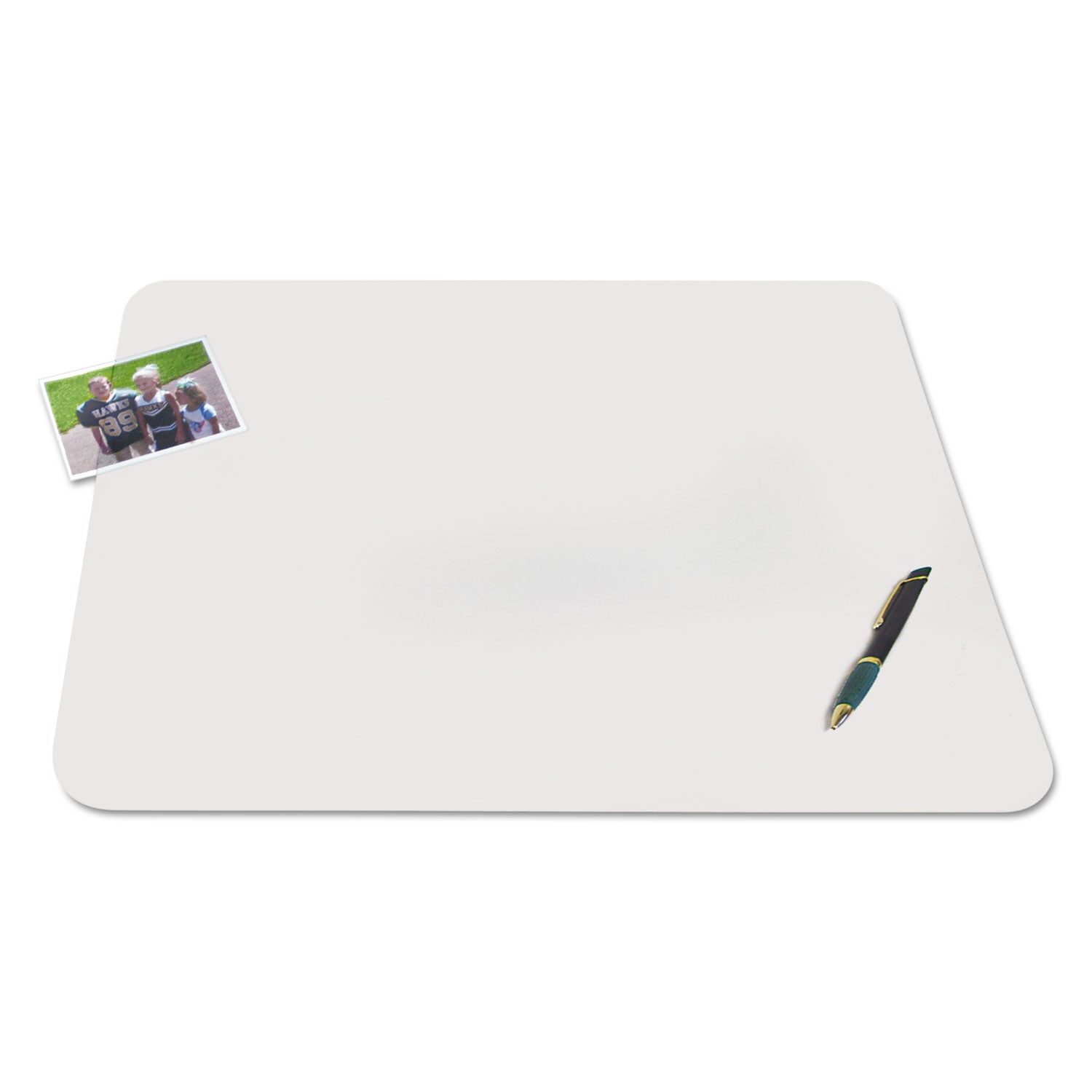 Artistic KrystalView Desk Pad with Antimicrobial Protection. Matte Finish, 17 x 12, Clear (60740MS)