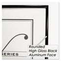 NuDell Metal Poster Frame, Plastic Face, 24 x 36, Black (31242)