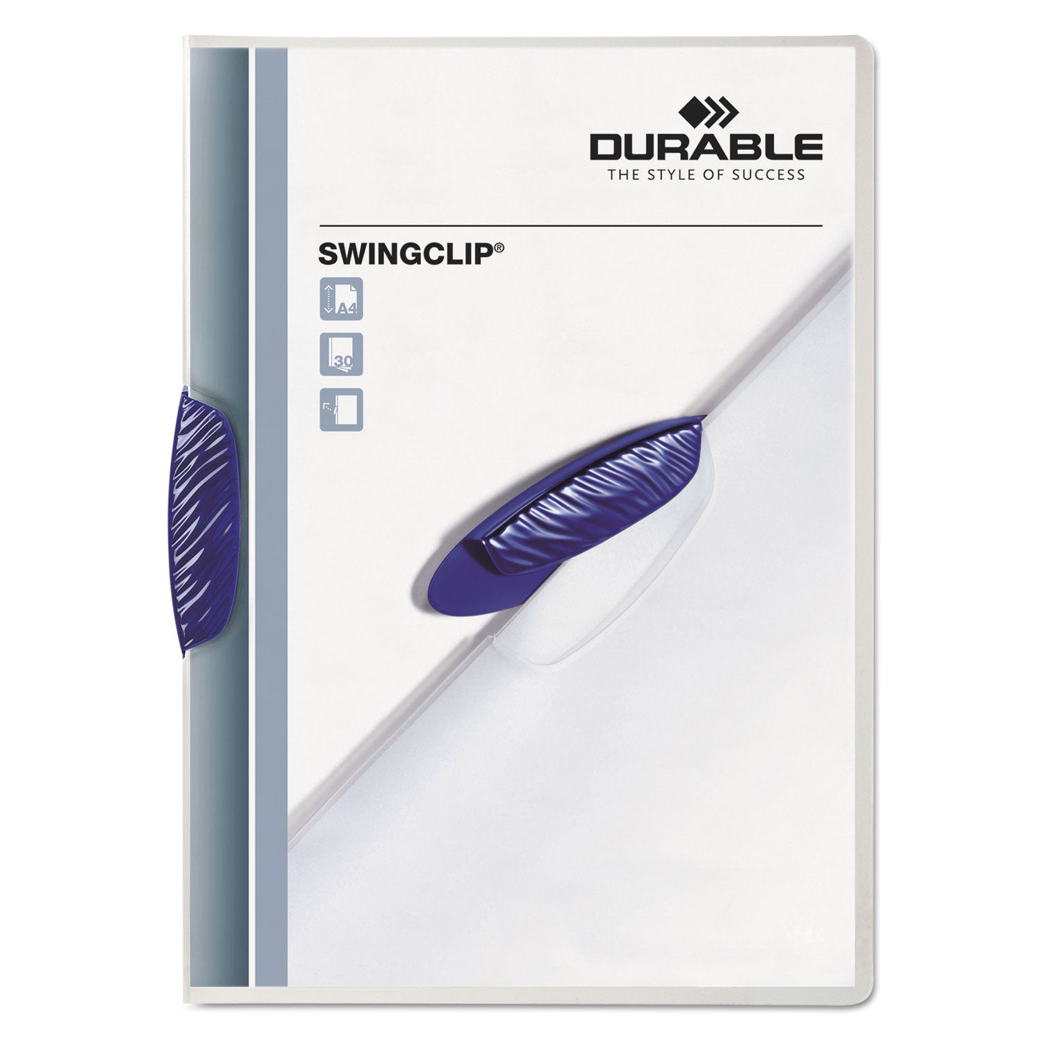 Durable Swingclip Clear Report Cover, Swing Clip, 8.5 x 11, Clear/Clear, 25/Box (226307)