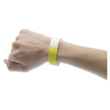 Advantus Crowd Management Wristbands, Sequentially Numbered, 9.75" x 0.75", Yellow, 500/Pack (75512)