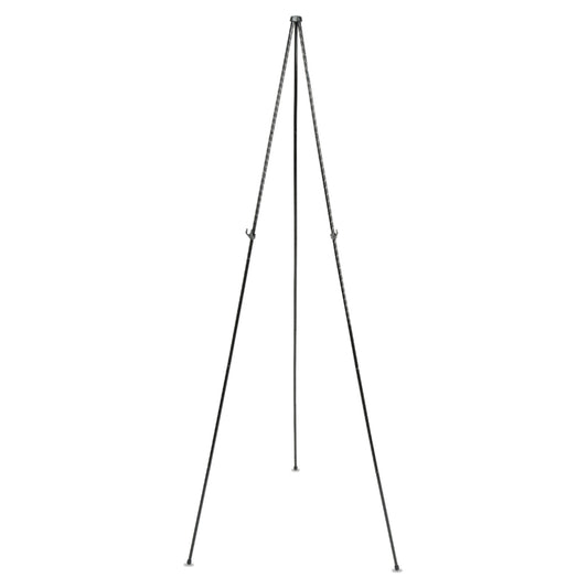 Quartet Full Size Instant Easel, 62.38" Maximum Height, Steel, Black (29E)