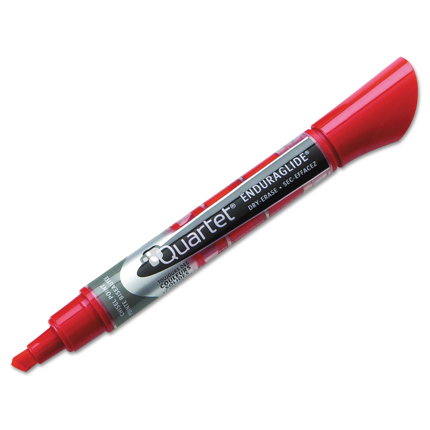 Quartet EnduraGlide Dry Erase Marker, Broad Chisel Tip, Four Assorted Colors, 12/Set (500118M)