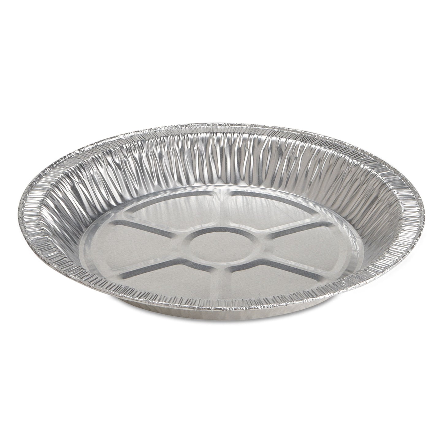 HFA Aluminum Pie Pan, 24 oz, 9" Diameter x 1.06"h, 200/Carton (30430)