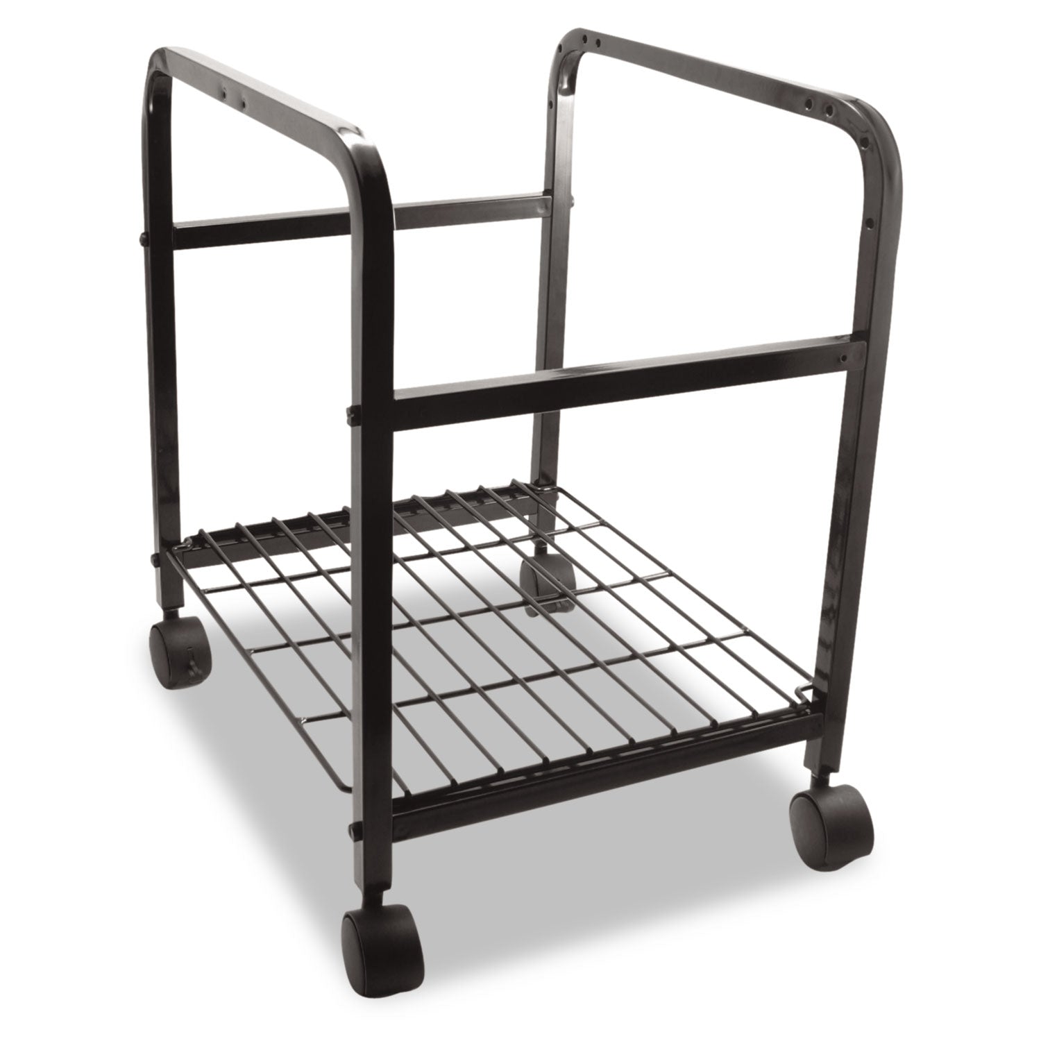 Advantus Heavy-Duty File Shuttle, Metal, 1 Shelf, 17.13" x 14.25" x 20", Black (FS2BHD)