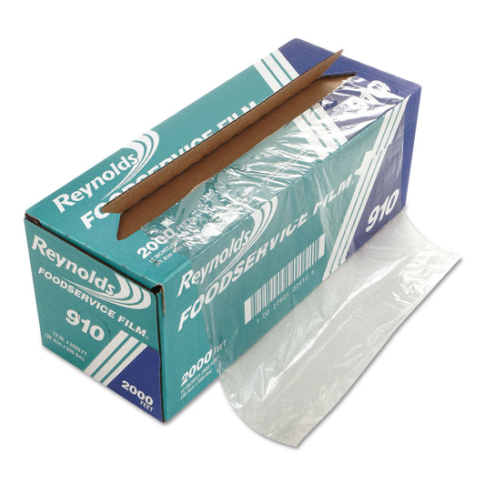 Reynolds PVC Film Roll with Cutter Box, 12" x 2,000 ft, Clear (910)