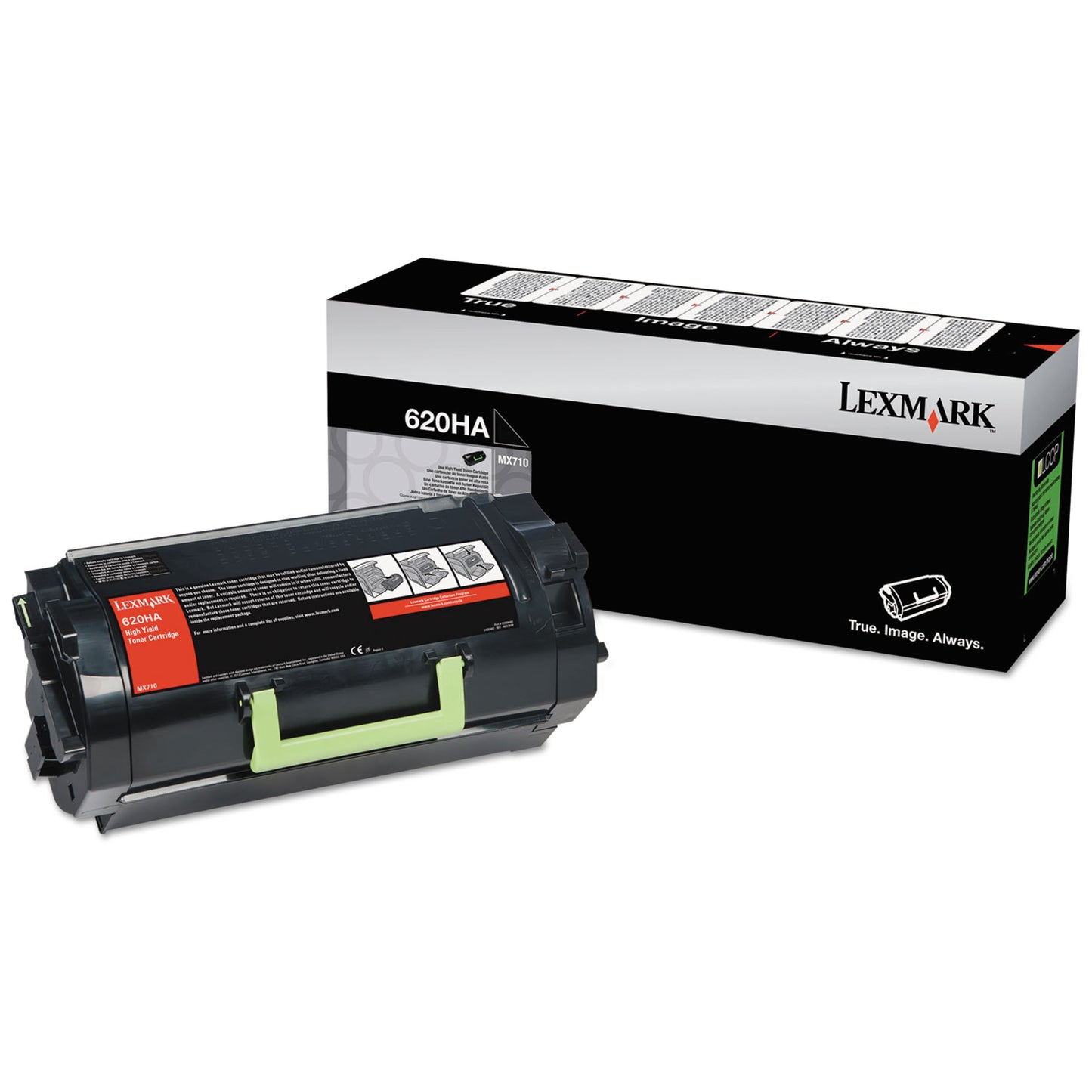 Lexmark 62D0HA0 High-Yield Toner, 25,000 Page-Yield, Black