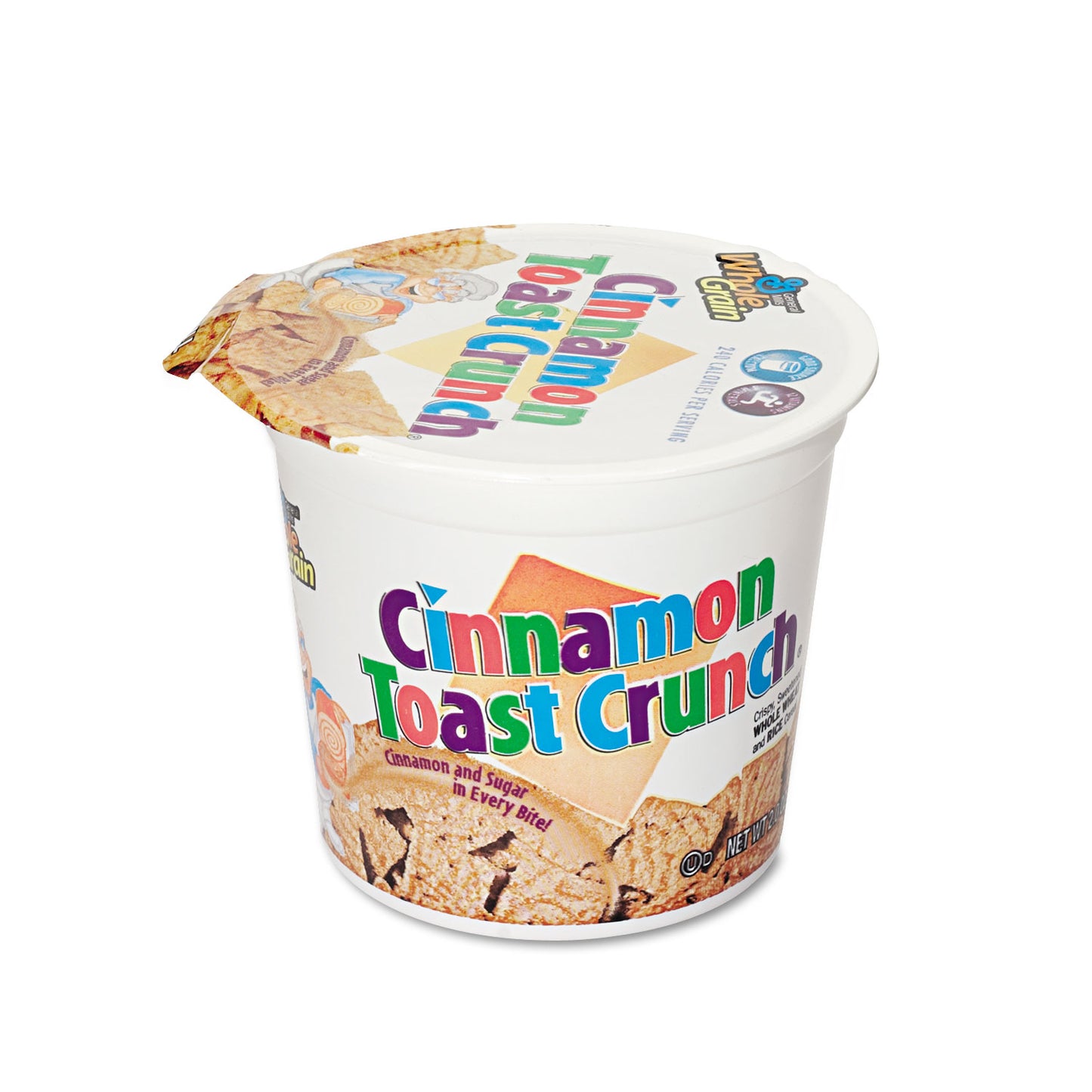 General Mills Cinnamon Toast Crunch Cereal, Single-Serve 2 oz Cup, 6/Pack (SN13897)