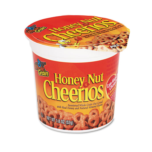 General Mills Honey Nut Cheerios Cereal, Single-Serve 1.8 oz Cup, 6/Pack (SN13898)