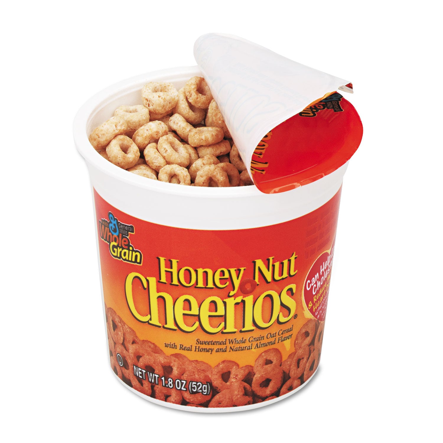 General Mills Honey Nut Cheerios Cereal, Single-Serve 1.8 oz Cup, 6/Pack (SN13898)