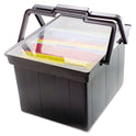 Advantus Companion Portable File, Letter/Legal Files, 17" x 14" x 11", Black (TLF2B)