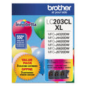 Brother LC2033PKS Innobella High-Yield Ink, 550 Page-Yield, Cyan/Magenta/Yellow