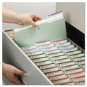 Smead Recycled Pressboard Fastener Folders, 1/3-Cut Tabs, Two SafeSHIELD Fasteners, 2" Expansion, Legal Size, Gray-Green, 25/Box (19934)