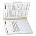Smead Recycled Pressboard Fastener Folders, 1/3-Cut Tabs, Two SafeSHIELD Fasteners, 2" Expansion, Letter Size, Gray-Green, 25/Box (14934)