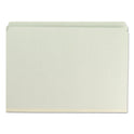 Smead Recycled Pressboard Fastener Folders, Straight Tabs, Two SafeSHIELD Fasteners, 2" Expansion, Legal Size, Gray-Green, 25/Box (19910)