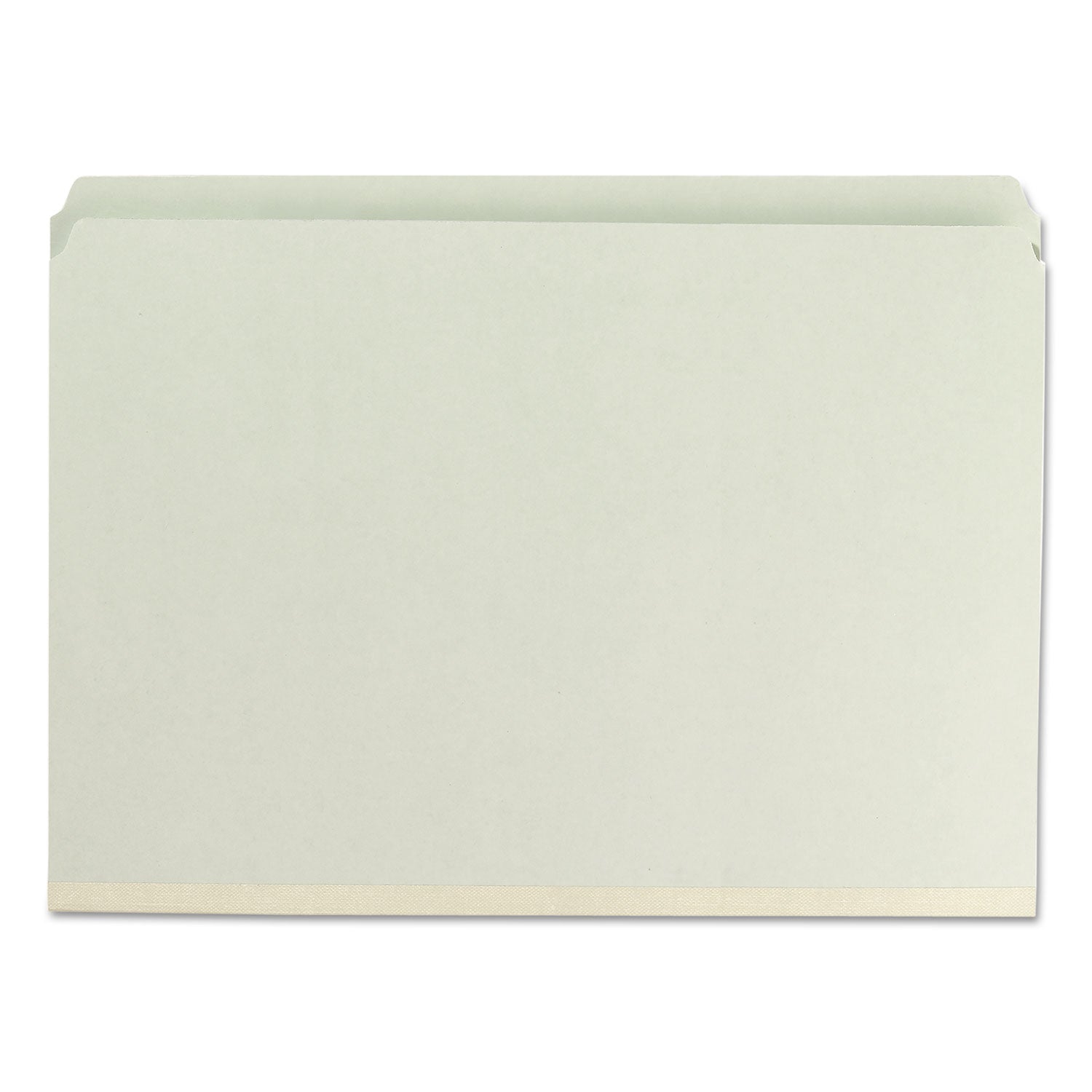 Smead Recycled Pressboard Fastener Folders, Straight Tabs, Two SafeSHIELD Fasteners, 2" Expansion, Legal Size, Gray-Green, 25/Box (19910)