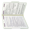 Smead Recycled Pressboard Fastener Folders, 1/3-Cut Tabs, Two SafeSHIELD Fasteners, 1" Expansion, Legal Size, Gray-Green, 25/Box (19931)