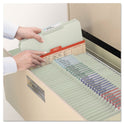 Smead Recycled Pressboard Folders, Two SafeSHIELD Coated Fasteners, 2/5-Cut: R of C, 2" Expansion, Legal Size, Gray-Green, 25/Box (19982)