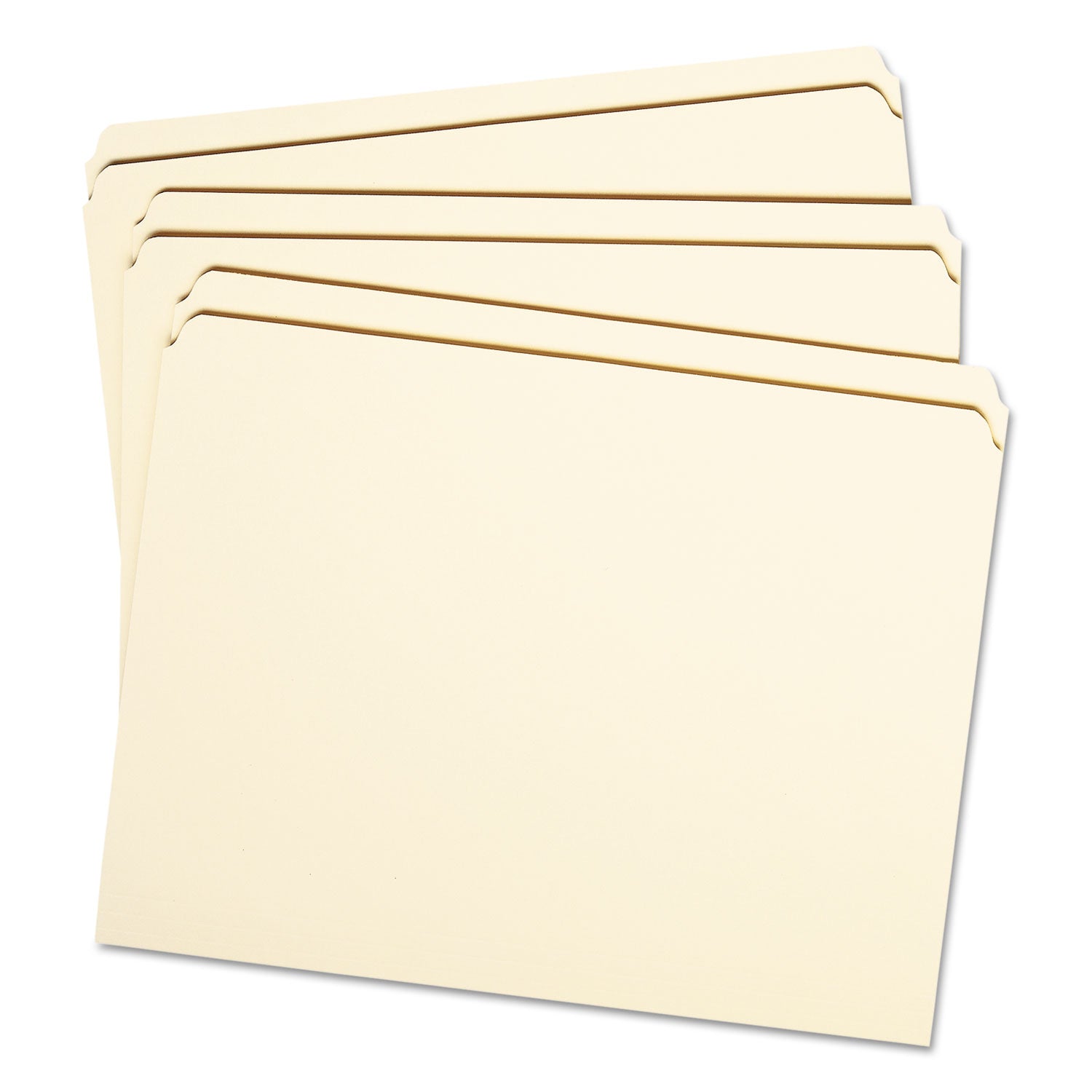 Smead Reinforced Tab Manila File Folders, Straight Tabs, Letter Size, 0.75" Expansion, 11-pt Manila, 100/Box (10310)