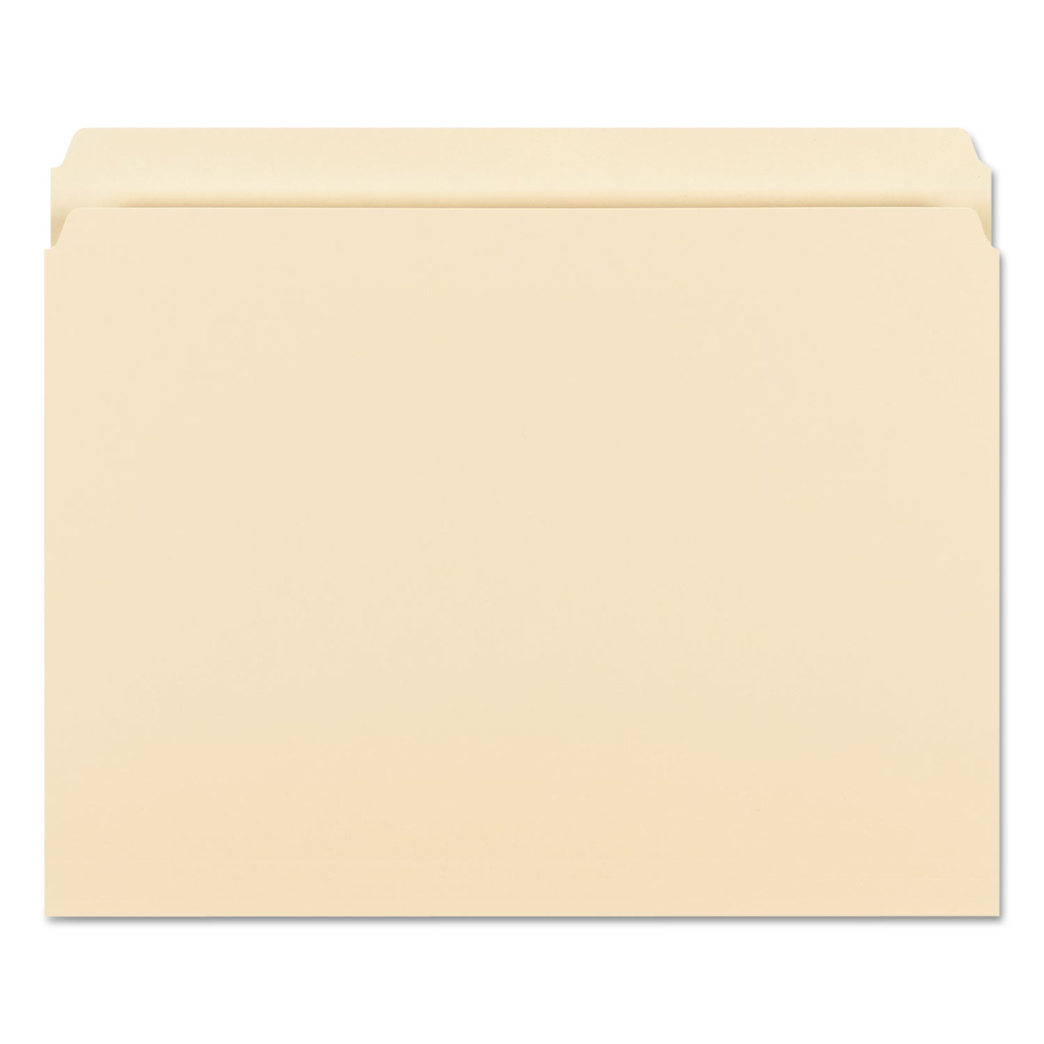 Smead Manila File Folders, Straight Tabs, Letter Size, 0.75" Expansion, Manila, 100/Box (10300)