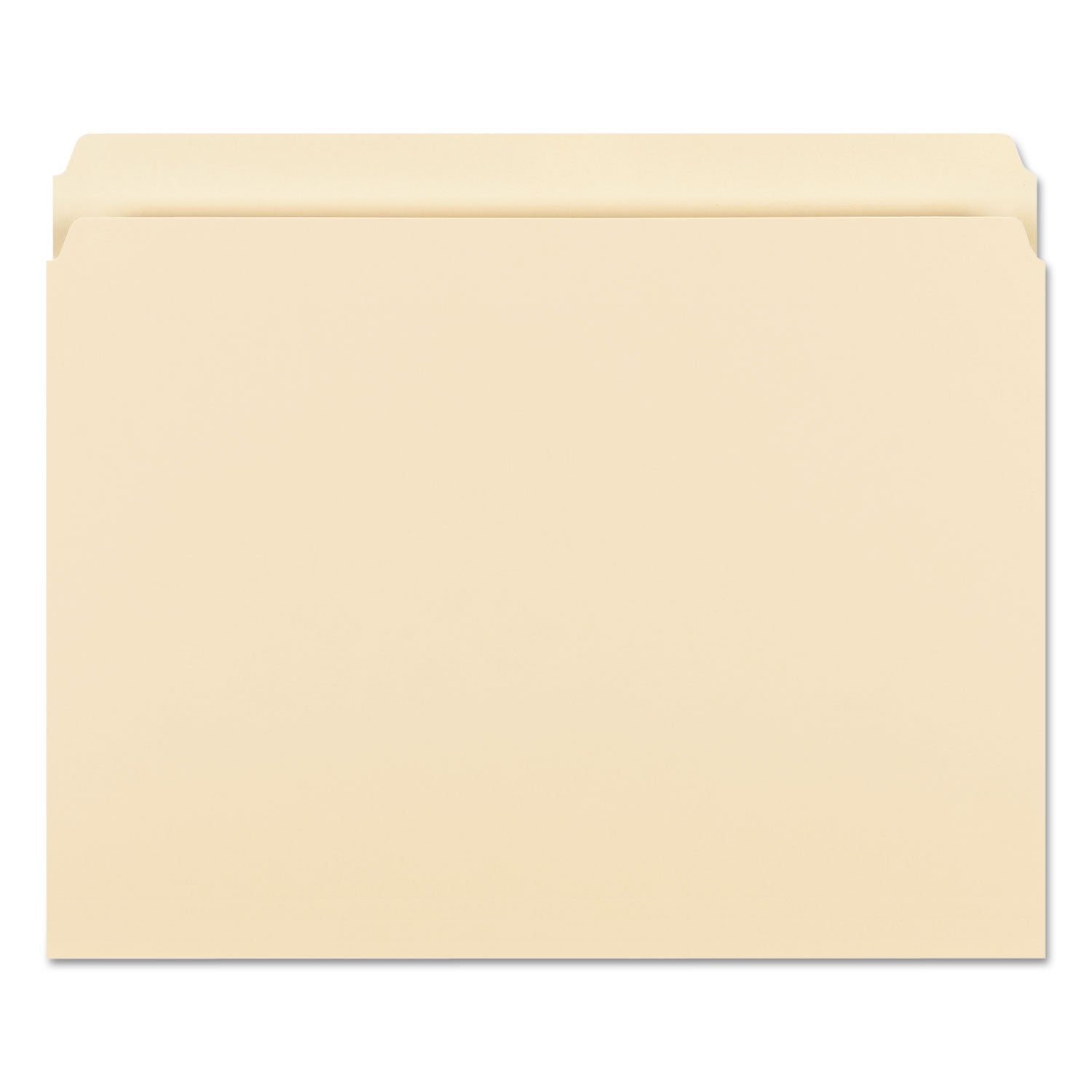 Smead Manila File Folders, Straight Tabs, Letter Size, 0.75" Expansion, Manila, 100/Box (10300)