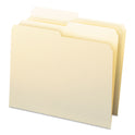 Smead Manila File Folders, 1/2-Cut Tabs: Assorted, Letter Size, 0.75" Expansion, Manila, 100/Box (10320)