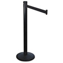 Tatco Adjusta-Tape Crowd Control Posts Only, Steel, 40" High, Black, 2/Box (11611)