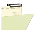 Smead Pressboard Mortgage Folders, 1" Expansion, 8 Dividers, 1 Fastener, Legal Size, Green Exterior, 10/Box (78208)