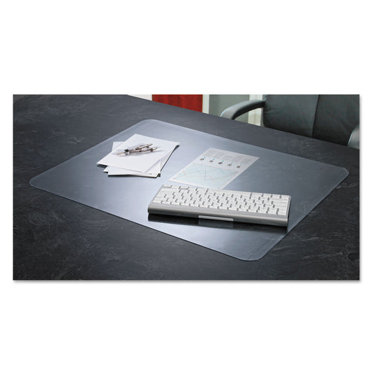 Artistic KrystalView Desk Pad with Antimicrobial Protection, Glossy Finish, 22 x 17, Clear (6070MS)