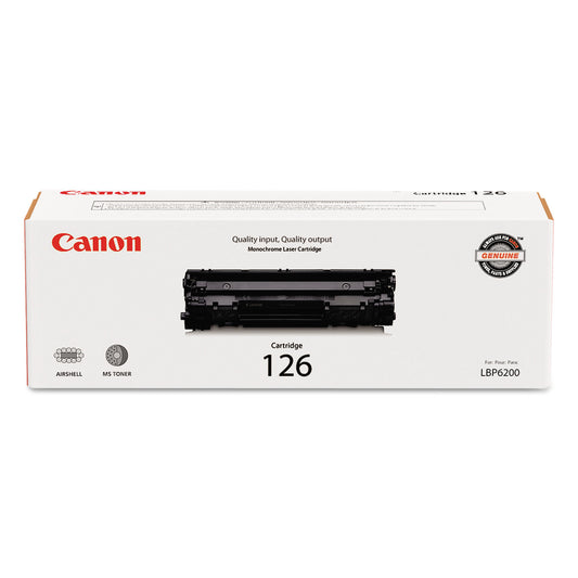 Canon 3483B001 (126) Toner, 2,100 Page-Yield, Black