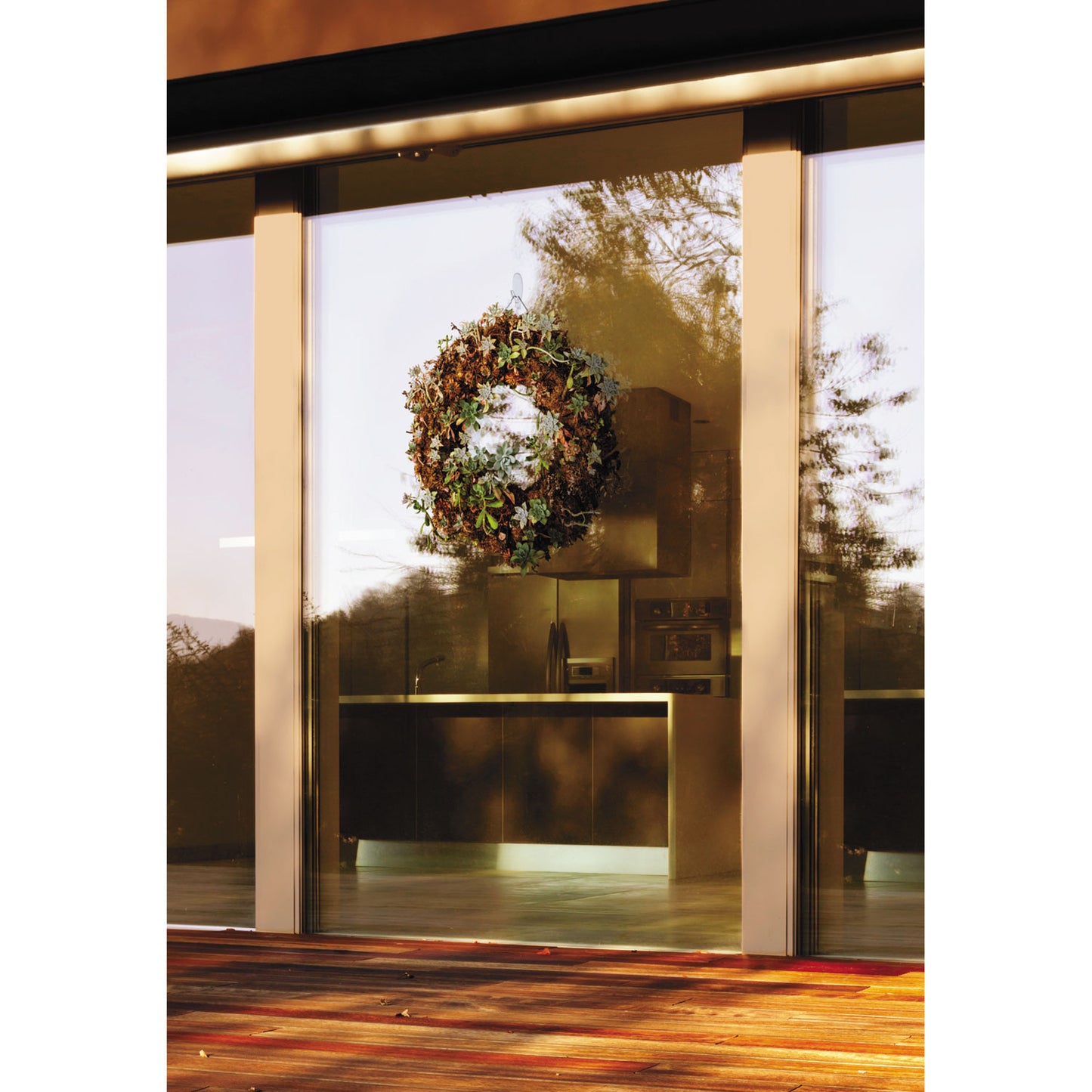 Command All Weather Hooks and Strips, Large, Plastic, Clear, 4 lb Capacity, 1 Hook and 2 Strips/Pack (17093CLRAWES)