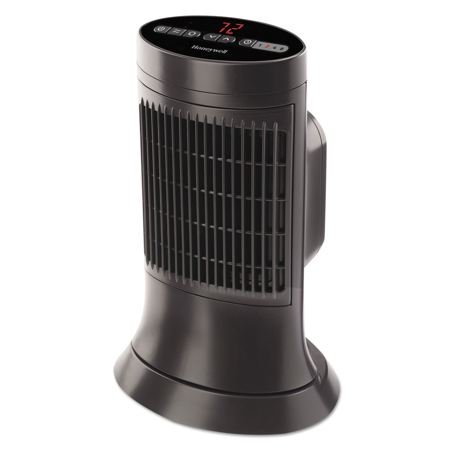 Honeywell Digital Ceramic Mini Tower Heater, 1,500 W, 10 x 7.63 x 14, Black (HCE311V)