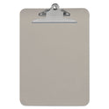 Universal Plastic Clipboard with High Capacity Clip, 1.25" Clip Capacity, Holds 8.5 x 11 Sheets, Translucent Black (40306)